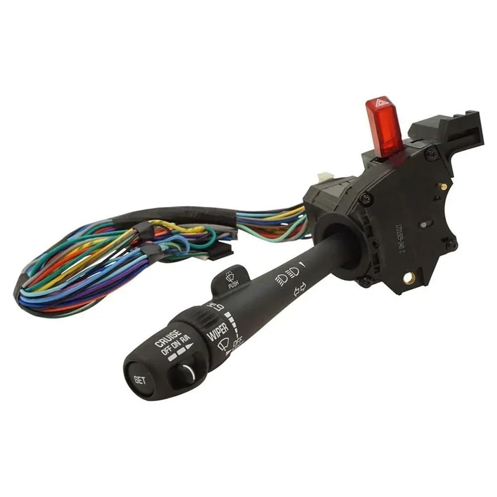 ZHjLut Kompatibel mit GMC für Sierra 1500 1999 2000 2001 2002 Autowischer Blinker Tempomatschalter 26100839 Schalter der Lenksäule von ZHjLut