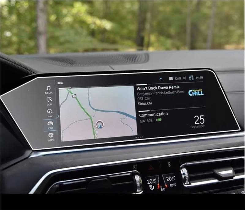 ZHjLut Kompatibel mit X5 2019 2020 für X6 2019 2020, Auto-Navigations-Displayschutz, Instrumenten-Armaturenbrett, gehärtetes Glas, Schutzfolie Auto Navigation Schutzfolie von ZHjLut