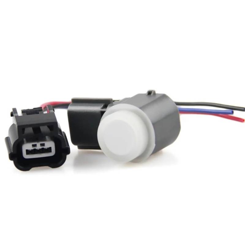 ZHjLut PDC Parksensor Kompatibel Mit Infiniti Für Q50 Q60 QX60 QX50 QX70 QX80 28438-4GA6C 28438-4GA1A 28547-6AV5B 28438-3SH0B 28438-6AV6A Parksensor Autoteile(1Set Sensor White) von ZHjLut