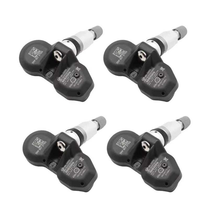 ZHjLut TPMS-Sensor Kompatibel Mit A4 8E 2000-2007 Für A6 Für Allroad 2006-2011 Reifendruckkontrollsensor TPMS 7PP907275F(4PCS) von ZHjLut