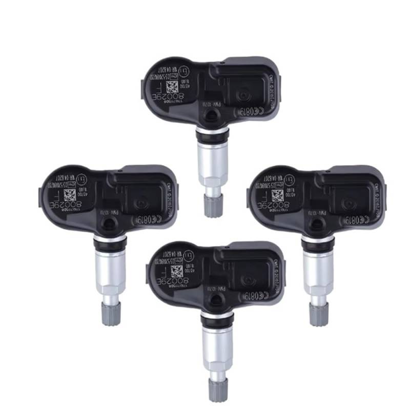 ZHjLut TPMS-Sensor Kompatibel Mit Infiniti Für M-Series 2009–2016 Für Q70 2014 Reifendruckkontrollsensor TPMS 40700-1LL0C(4 PCS) von ZHjLut