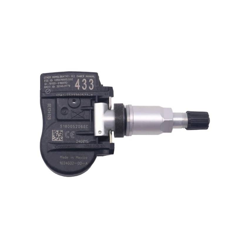 ZHjLut TPMS-Sensor Kompatibel Mit Tesla Für Model 3 2018-2027 Für Model S 2014-2022 ReifendruckkontrollsensorTPMS 1074812-00-B 1034602-00-A 1034602-00-C(1pcs) von ZHjLut