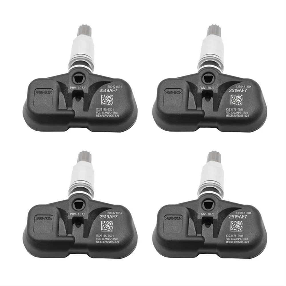 ZHjLut TPMS-Sensor Kompatibel Mit Toyota Für 4Runner 2007–20017 Für RAV4 2007 2008 2009 2010 2011 Reifendrucksensor TPMS 42607–33021 42607–35010(4 pcs) von ZHjLut