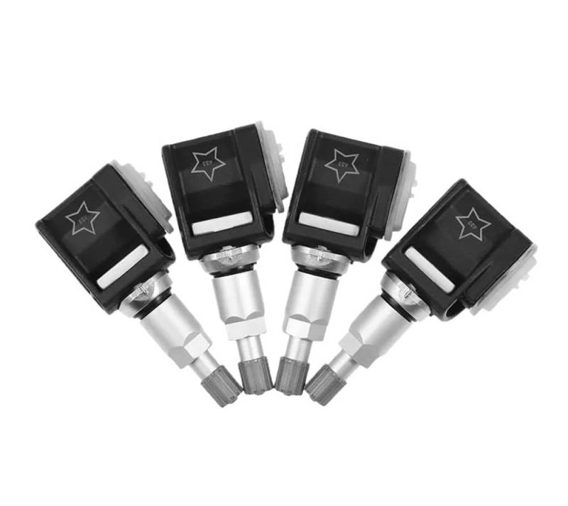 ZHjLut TPMS-Sensor Kompatibel mit X4 2018-2026 für 5-Series 2017 2018 Reifendruckkontrollsensor TPMS 36106887140(4PCS) von ZHjLut