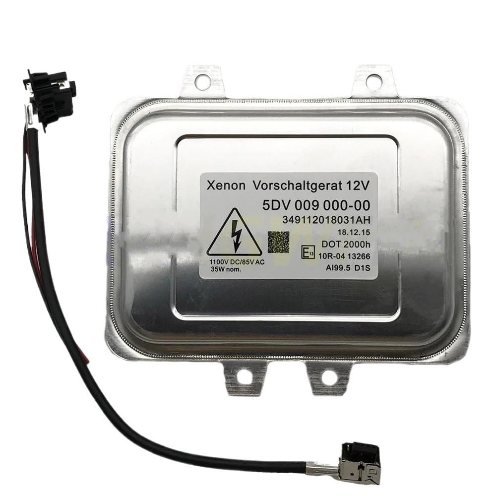 ZHjLut Xenon Vorschaltgerät Kompatibel mit 5er-Serie für E60 E61 525 530 540 545 D1S HID-Xenon-Scheinwerfer-Vorschaltgerät Computer-Lichtsteuerung 5DV009 000-00 5DV009000-00(5DV00900000-White-wire) von ZHjLut