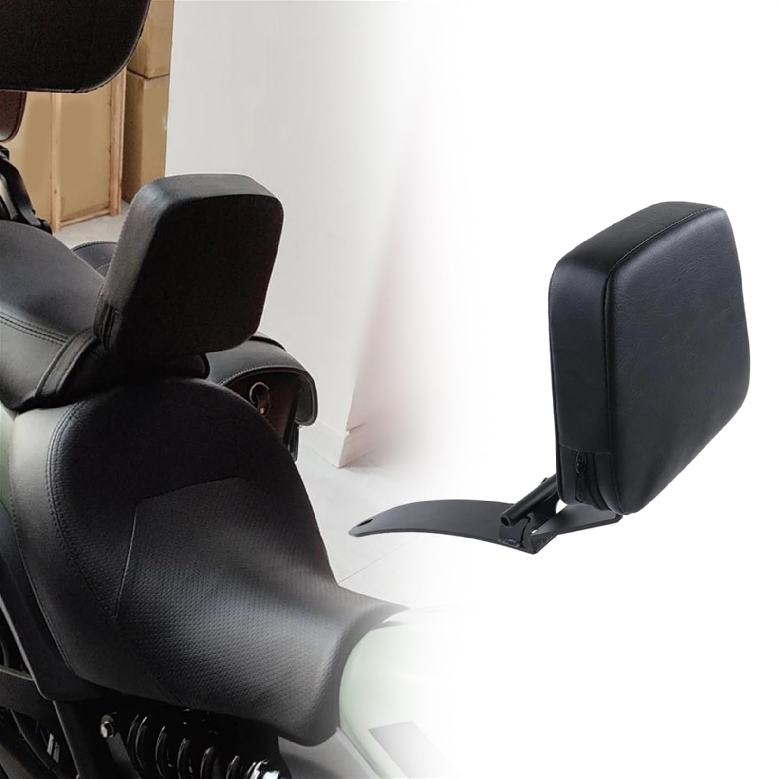 Motorrad Fahrer Solo Sitz Rückenlehne Sissy Bar Fahrer Zurück Kissen Pad Für K&awasaki Für Vulcan S 650 EN650 VN650 S650 2015 2016 2017 2018 2019 2020 2021 2022 2023 von ZIAYI