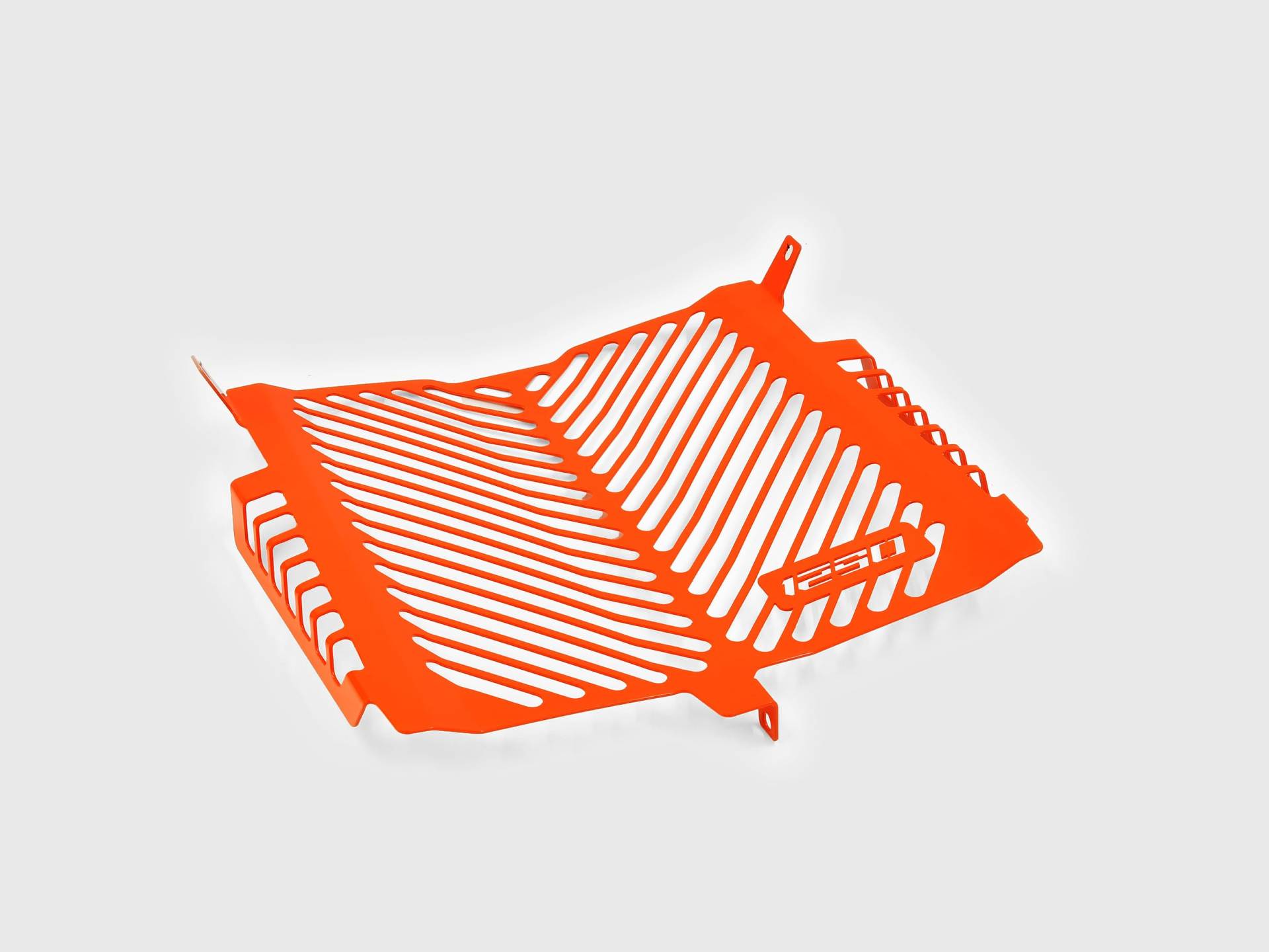 ZIEGER 10008095 Kühlerabdeckung Wasserkühler Kühlergrill Kühlerschutz Kühlergitter Kühlerschutzgitter Kühlerverkleidung Design Logo orange von ZIEGER