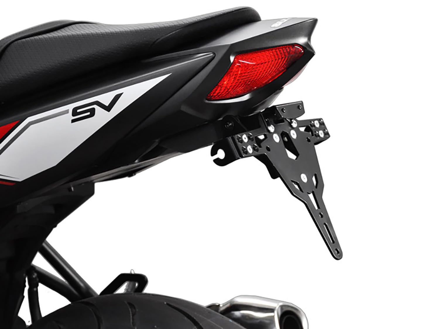 ZIEGER Pro Kennzeichenhalter Kennzeichenhträger Heckumbau kompatibel mit: Suzuki SV 650 Frankreich von ZIEGER