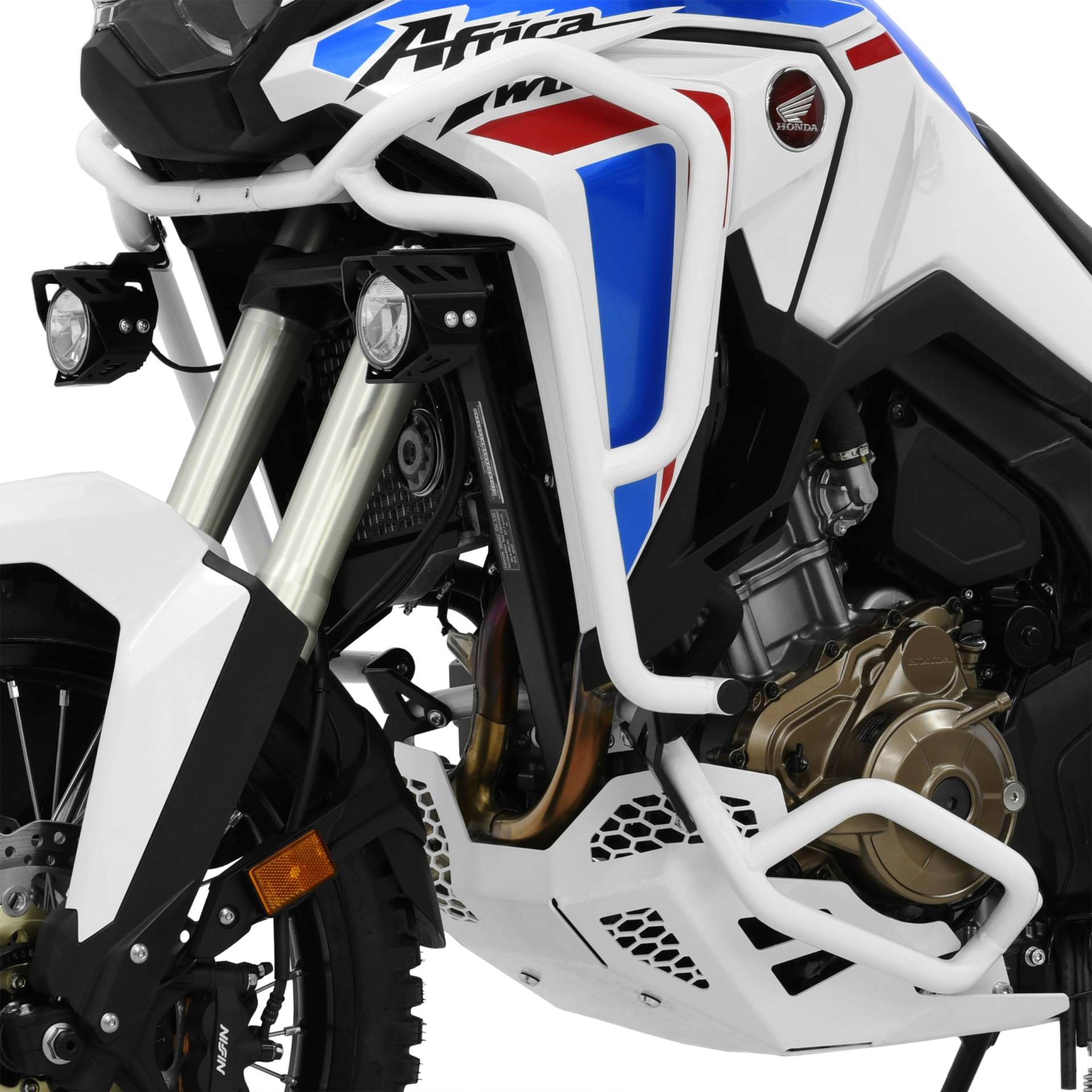 ZIEGER Sturzbügel-Set kompatibel mit: Honda CRF 1100 L Africa Twin SD08 Crash Bars weiß von ZIEGER