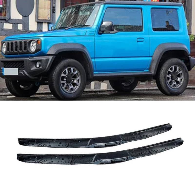 16"+16" Auto Scheibenwischer Vorne, für Suzuki Jimny MK4 2018-2023 Set Wischer Wischblätter Vorne Frontscheibe Scheibenwischer Auto Accessoire von ZILOOK