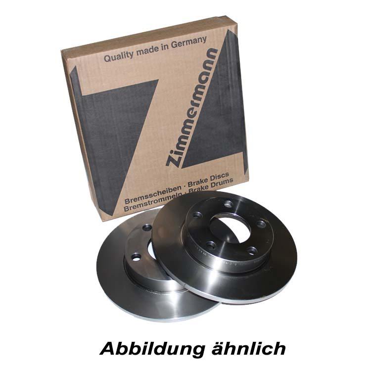 2 Zimmermann Bremsscheiben 239mm hinten VW Passat Variant 35i VR6 Golf 3 von ZIMMERMANN