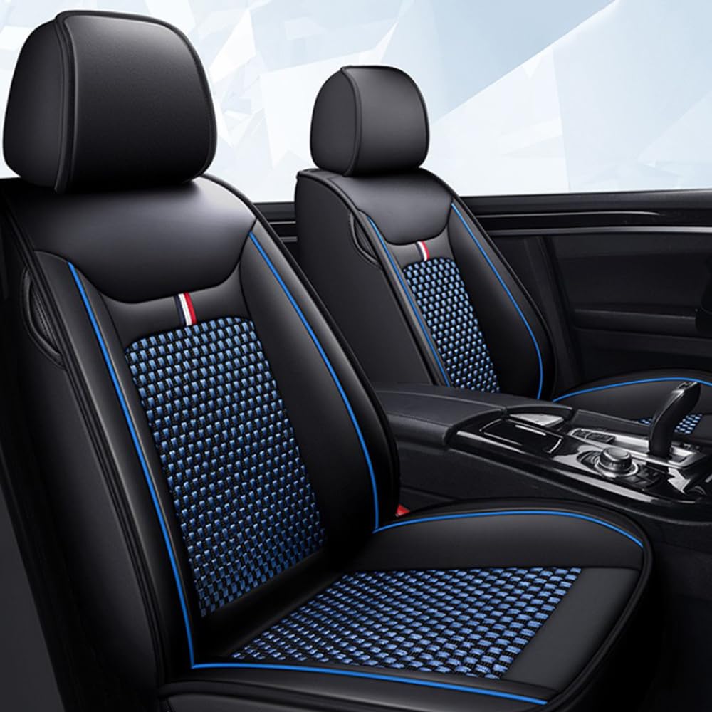 ZIROXI Auto Sitzbezügesets für Ford Mondeo MK4 2007-2021 2022 2023 2024 Car Custom Seat Cover Sets Sitzkissen Auflagen Zubehör Innenraum,Blackblue von ZIROXI