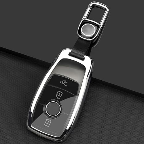 Autoschlüssel Hülle für Mercedes Benz e300l gle350 a200l 2024 c260l 2023 glc glb220, Autoschlüssel Gehäuse Verschleißfest Auto Schlüssel Schutzhülle Schlüsselcover Auto Schlüssel Shell Auto Zubehör von ZIRTUS
