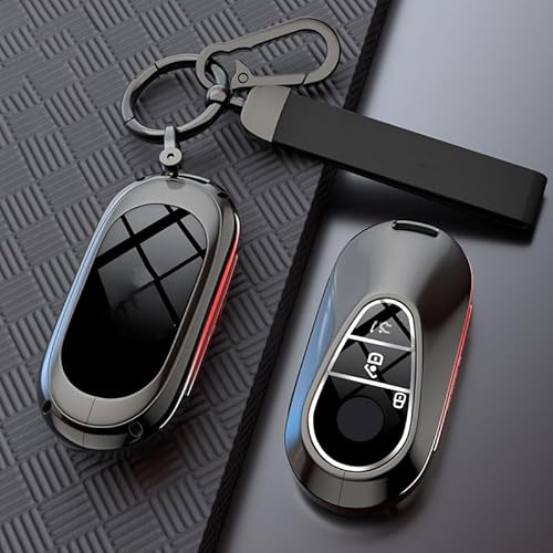 Autoschlüssel Hülle für Mercedes Benz glc300/c260l/e300l/s450l/glb/gls, Autoschlüssel Gehäuse Verschleißfest Auto Schlüssel Schutzhülle Schlüsselcover Auto Schlüssel Shell Auto Innere Zubehör von ZIRTUS