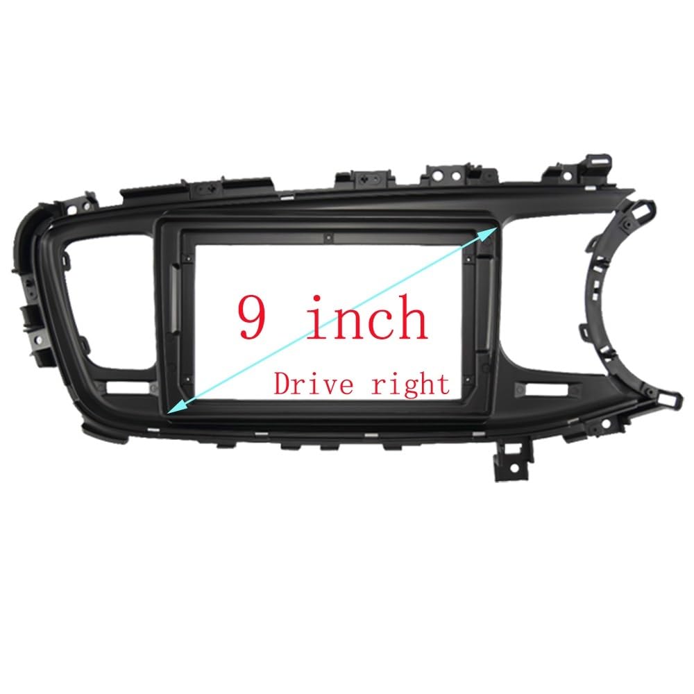 2-Din-Headunit-Autoradio-Blende/Passend for KIA Optima K5 2013-2015 Auto-Stereo-Audio-Player-Installationspanel Dash Kit Rahmenblende Autoradio Radioblende Doppel,Autoradio-Rahmen(Only frame-RHD) von ZIxmix