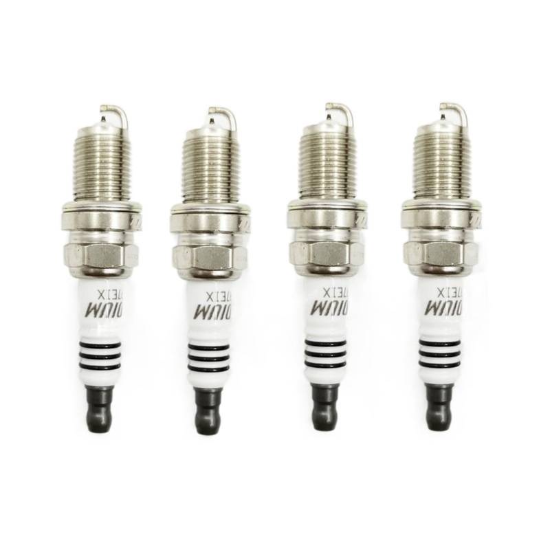 4 Stück BKR7EIX 2667 Iridium-Zündkerze, kompatibel mit Polaris Porsche Audi Quattro BMW Honda Volvo BKR7EIX-2667 Zündkerzen Spark Plug Compatible von ZIxmix