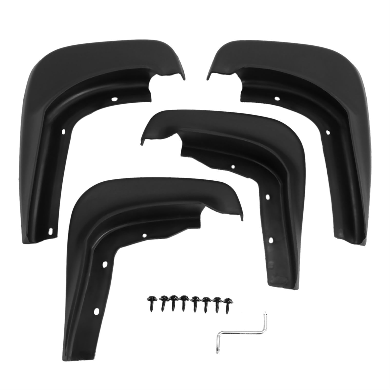 4-teiliges Auto-Schmutzfänger-Spritzschutz, Schmutzfänger, Kotflügel, passend for VOLVO XC60 2009–2013 030779759/60 2010–2012 Car fender edge repair tools von ZIxmix