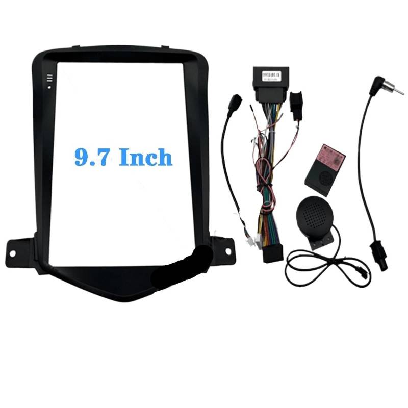 9,7 Zoll/Fit for Chevrolet Cruze 2008-2014 Tesla Stil Auto Radio Fascia Head Unit Panel Player Andriod MP5 Rahmen Installieren Trim Kit Autoradio Radioblende Doppel,Autoradio-Rahmen von ZIxmix