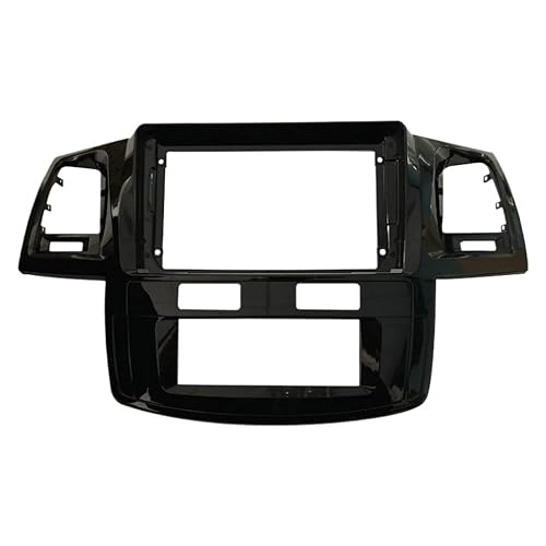 9-Zoll-Auto-DVD-Rahmen, Audio-Armaturenbrett-Verkleidung, 2-Din-Radio-Player-Bildschirm, passend for Toyota Hilux Fortuner 2005–2007, Panel-Kit Autoradio Radioblende Doppel,Autoradio-Rahmen(Automatic, von ZIxmix