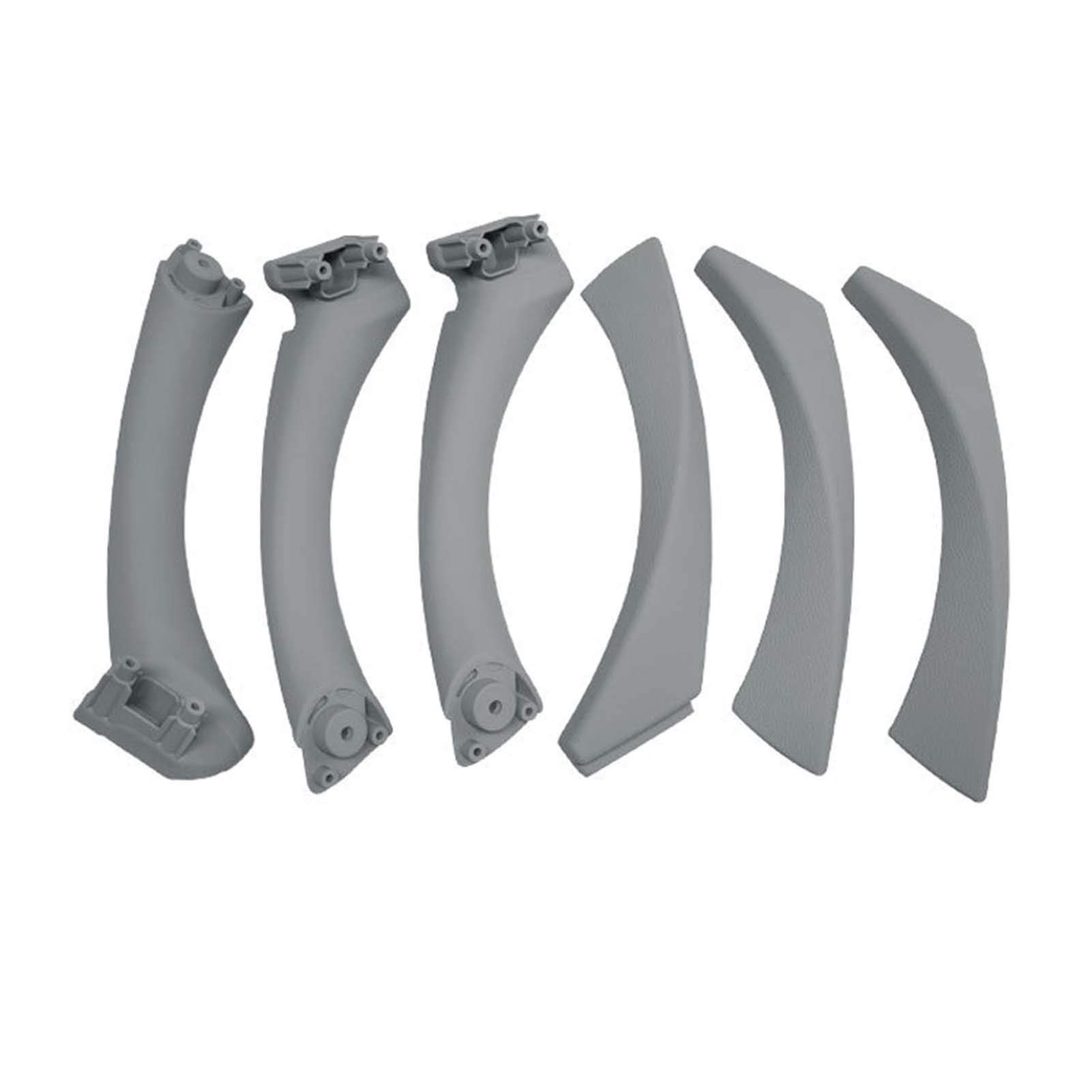 9-teiliges Auto-Innentürgriff-Panel-Kit/Passend for BMW E90 E91 3er-Serie 2005-2012 318 320 323 325 328 Pull-Trim-Abdeckung Innenraum Türgriff innen passend(Gray 6Pc) von ZIxmix