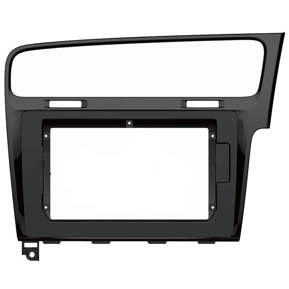 Android-Autoradio-Rahmen-Set, passend for Volkswagen Golf 7 2013–2017, Auto-Stereo-Mittelkonsolenhalter, Blendenverkleidung, Lünette, Frontplatte Autoradio Radioblende Doppel,Autoradio-Rahmen(RHD,10.1 von ZIxmix