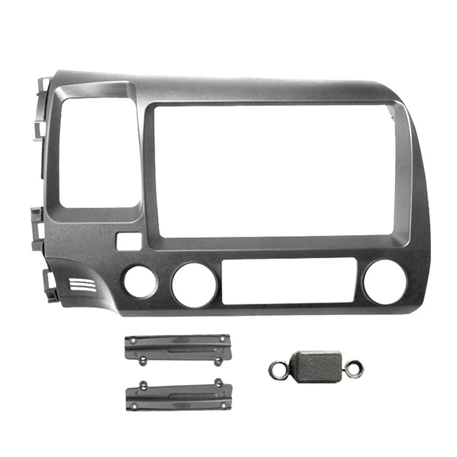 Auto Audio Radio 2Din 9 Zoll Fascia Rahmen/Fit for Honda Civic 2006-2011 DVD-Player Montage Panel Rahmen Kit Autoradio Radioblende Doppel,Autoradio-Rahmen von ZIxmix