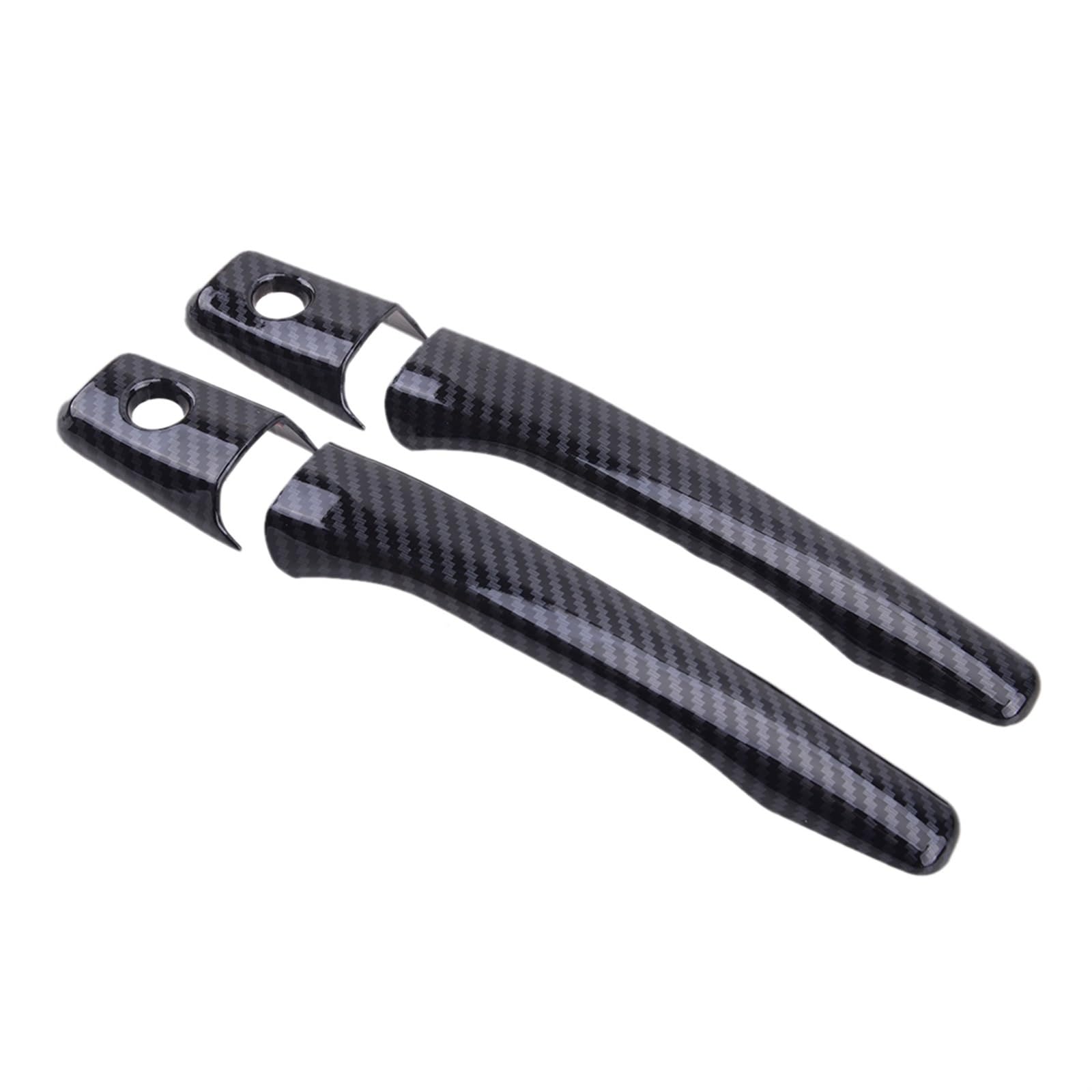 Auto Außentürgriff Fahrertür 8 teile/satz Carbon Fiber Stil ABS Auto Außentürgriff Abdeckung Trim/Fit for Mitsubishi Lancer EVO 2002 2003 2004 2005 2006 2007 Auto-Außentürgriff von ZIxmix