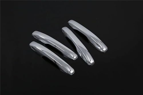 Auto Außentürgriff Fahrertür Autoabdeckung/Passend for Volvo XC60 2018 2019 2020 ABS Chrom Außentürgriff Türklinke Cup Bowl Trim 4 Stück/Set Auto-Außentürgriff(Normal handle trim) von ZIxmix