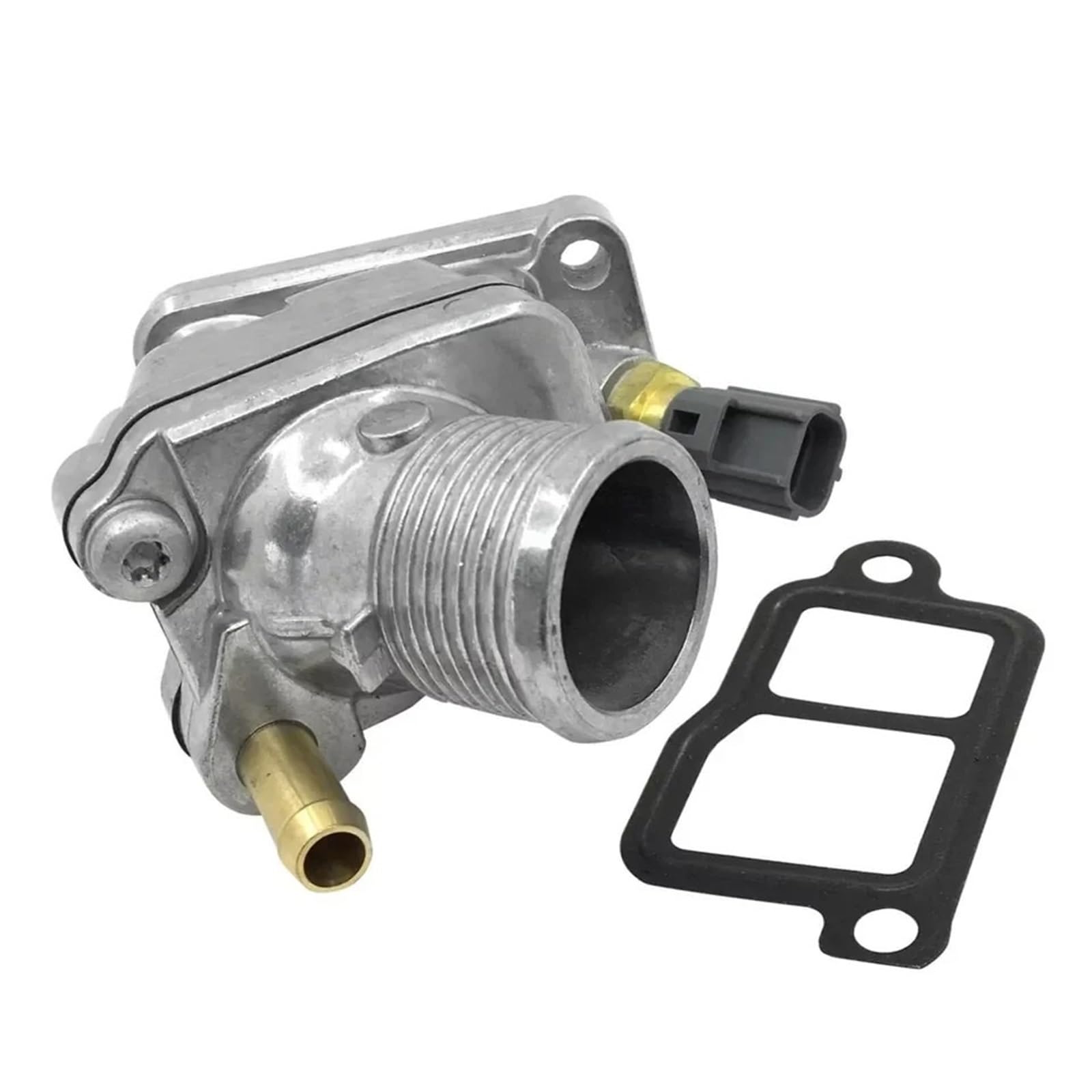 Auto-Thermostat/Passend for Volvo XC70 XC90 S60 S80 C70 V70 2002–2009, Autozubehör, Auto-Motorkühlmittel-Thermostatgehäuse-Baugruppe 31293698 Thermostat mit Gehäuse und Dichtung von ZIxmix