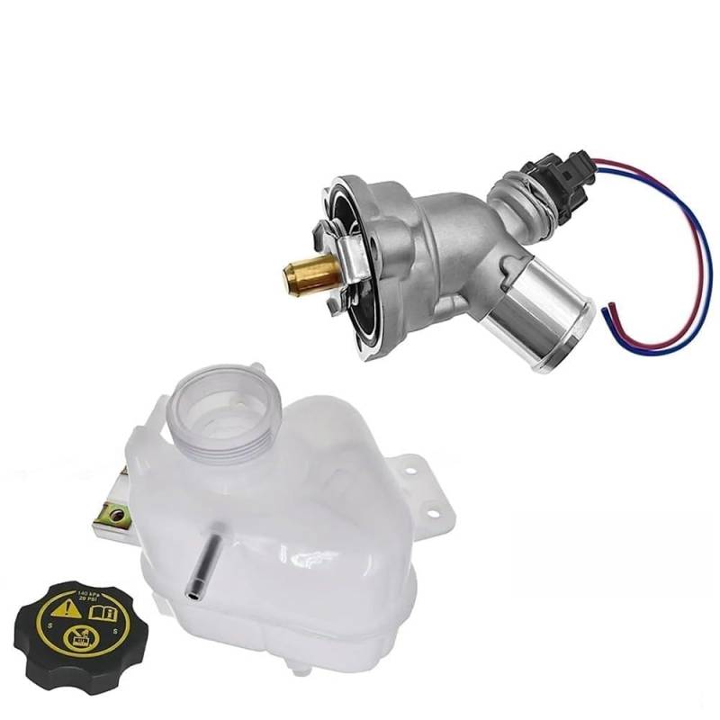 Auto-Thermostat 25199714 95352004 42582717 25192923 Wasserpumpenkühlungsthermostat/Passend for Chevrolet Spark 13-17 Spark Classic 16-18 Beat 18-20 1.2L Thermostat mit Gehäuse und Dichtung(2 PCS) von ZIxmix