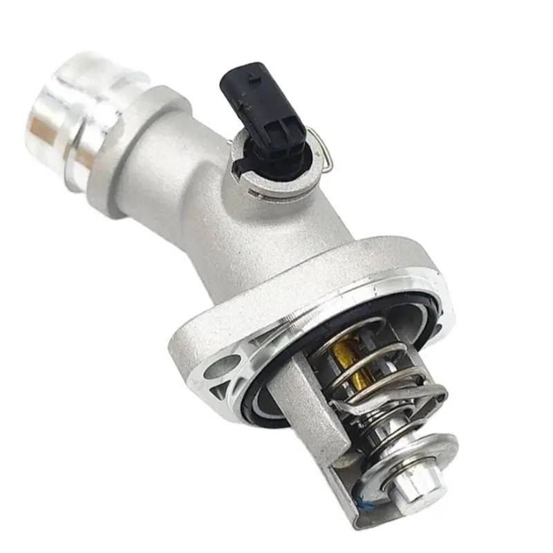 Auto-Thermostat 25500-2E085 Auto-Thermostatgehäuse-Baugruppe, Motorkühlmittel, passend for Hyundai Elantra Kona Veloster 2.0L Kia Seltos Soul 255002E085 Thermostat mit Gehäuse und Dichtung von ZIxmix