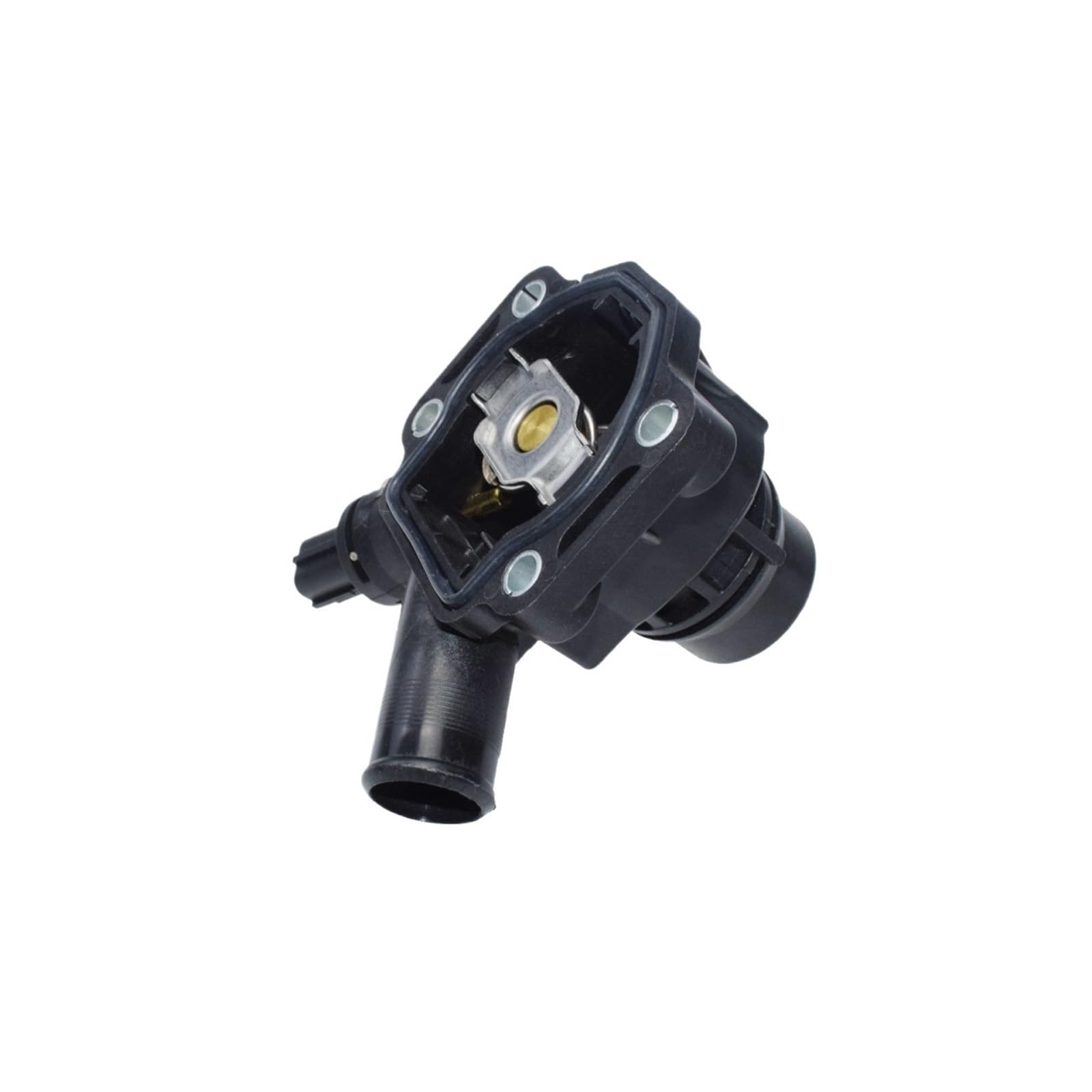 Auto-Thermostat Autokühlmittel-Thermostatgehäuse/Passend for Volvo S80 S60 V60 V70 XC60 XC70 XC90 Land Rover LR2 LR006071,31355151 Thermostat mit Gehäuse und Dichtung von ZIxmix