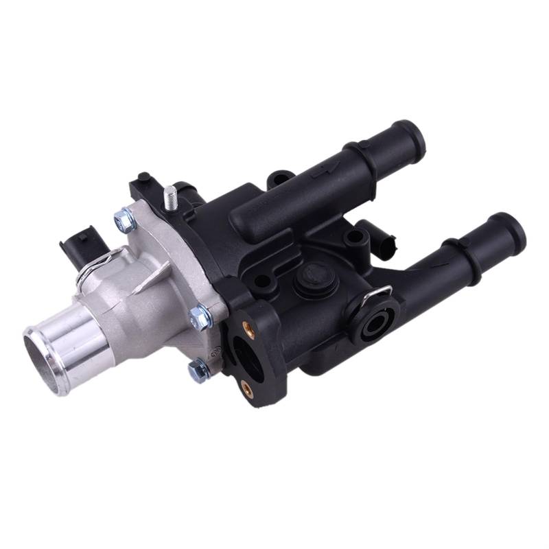 Auto-Thermostat Automotor-Kühlmittel-Thermostatgehäuse 25192228 / passend for Chevrolet Sonic Trax Tracker Cruze 1.8L Aveo 1.6L 25189437 Thermostat mit Gehäuse und Dichtung von ZIxmix