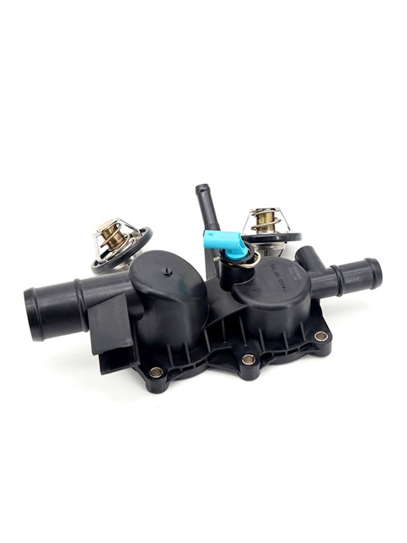 Auto-Thermostat Thermostatbaugruppe/Fit for Motorkühlwasserauslasskammer for SAIC MG ZS GT MG3 Roewe I5 I6 RX3 10008730 Autozubehör Thermostat mit Gehäuse und Dichtung von ZIxmix