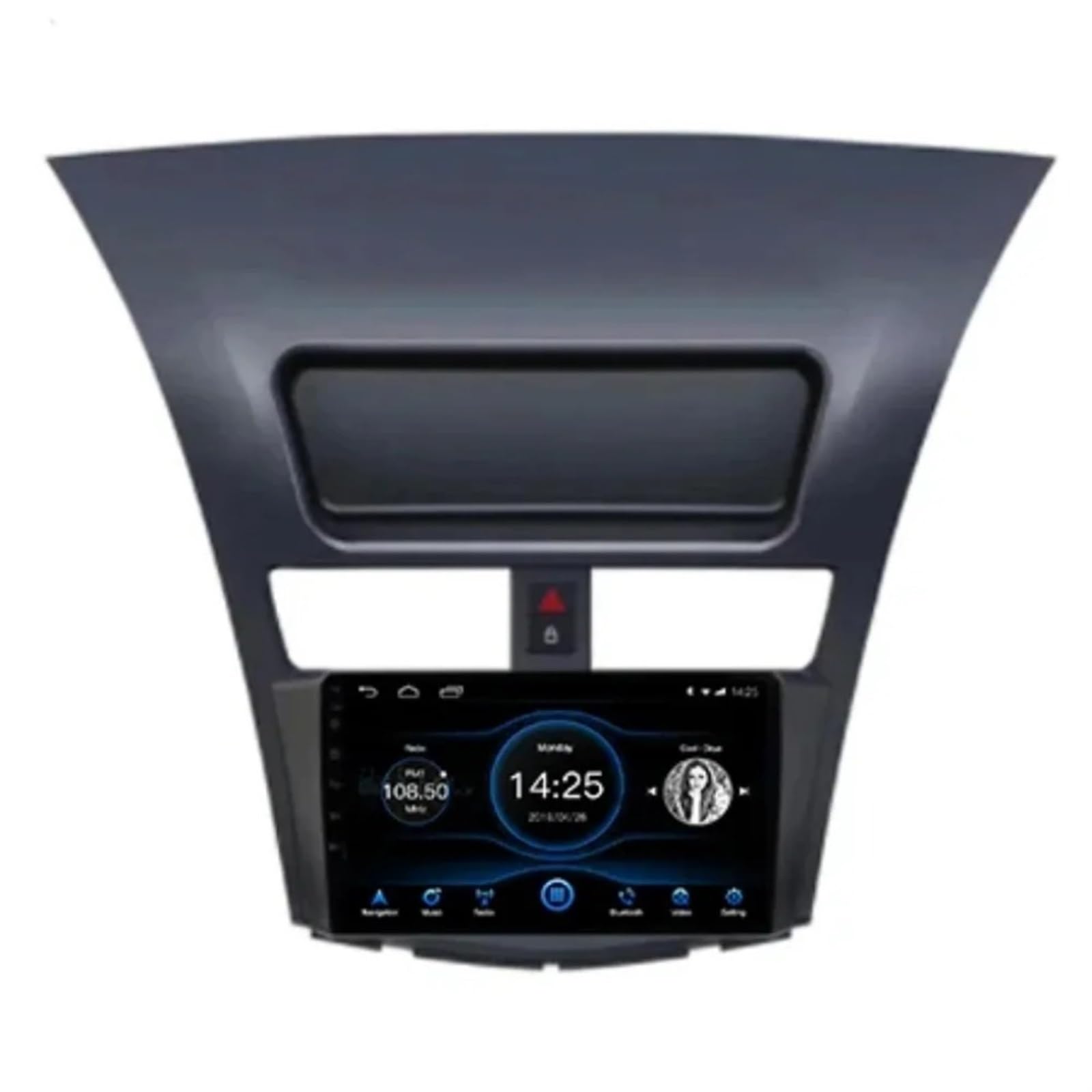 Autoradio-Blendenrahmen/Passend for Mazda BT-50 2012 Radio-Armaturenbrett-Kit Stereo-Stoff-Player GPS-Navigationsinstallation Autoradio Radioblende Doppel,Autoradio-Rahmen von ZIxmix