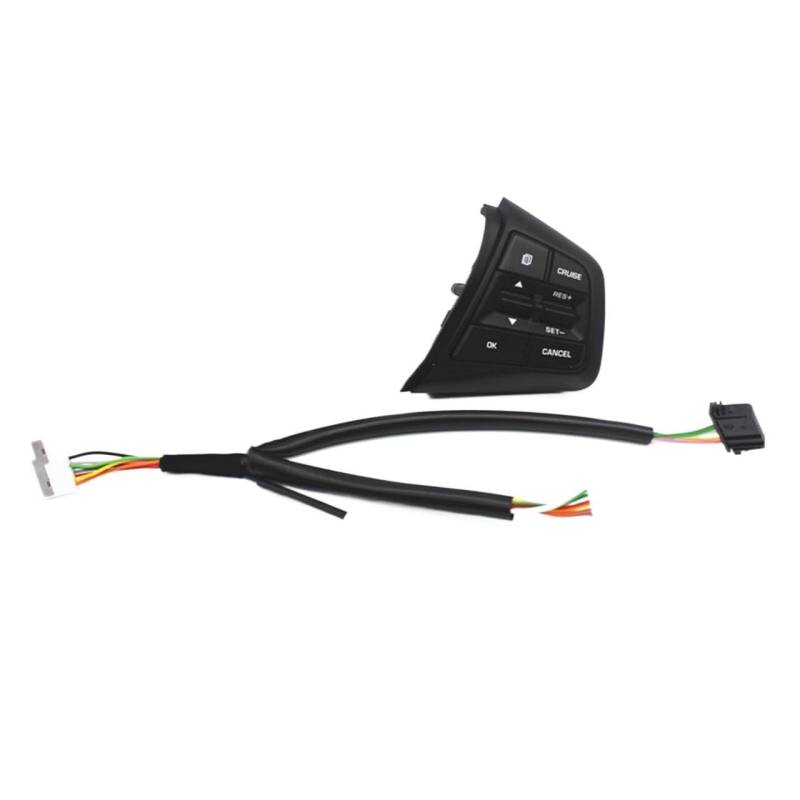 Lenkrad Schalter Kompatibel/Passend for Hyundai Ix25 (Creta) 1.6L 2.0L Lenkrad Tempomat Tasten Fernbedienung Lautstärkeregler Schalter Autozubehör(2.0right Wire) von ZIxmix