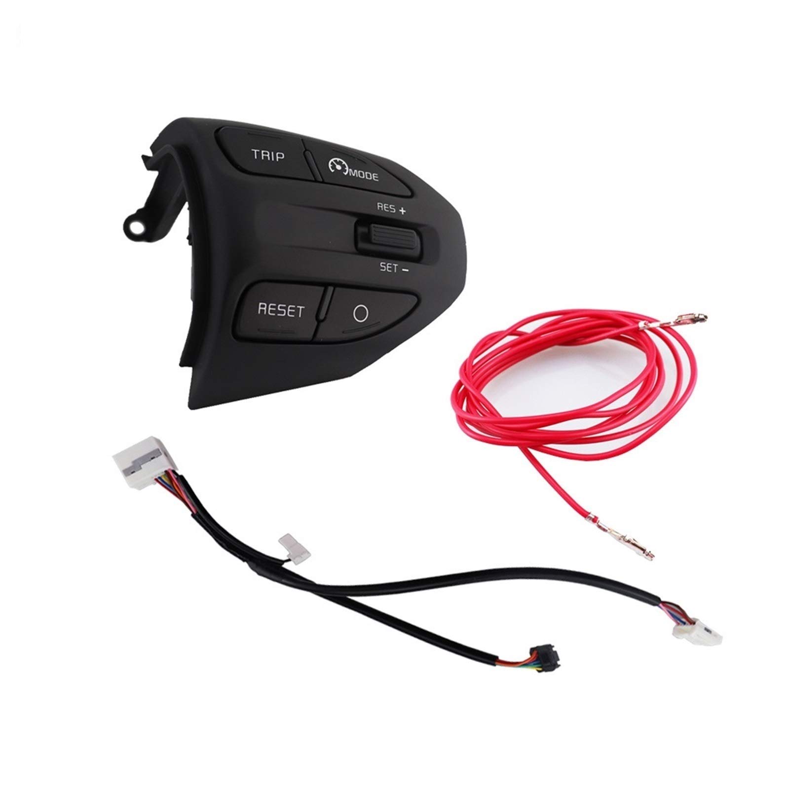 Lenkrad Schalter Kompatibel Auto-Multifunktions-Lenkradtaste, Fernbedienung, Bluetooth, Tempomat, Lautstärkeschalter/Fit for KIA K2 Rio 2017 2018 2019 Rio 4 X-LINE(K2 C Cable) von ZIxmix