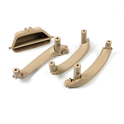 Links- und rechtsseitige Innengriff-Zierleiste for Autotüren/Passend for BM.W F25 X3 F26 X4 2010-2017 Auto-Styling-Zubehör Innenraum Türgriff innen passend(4Pcs Beige) von ZIxmix