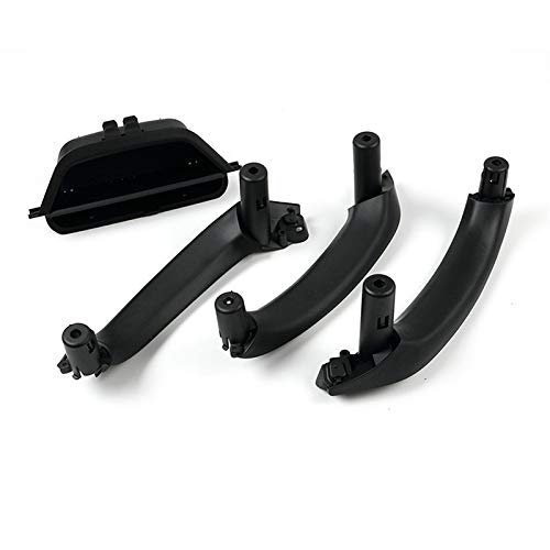 Links- und rechtsseitige Innengriff-Zierleiste for Autotüren/Passend for BM.W F25 X3 F26 X4 2010-2017 Auto-Styling-Zubehör Innenraum Türgriff innen passend(4Pcs Black) von ZIxmix