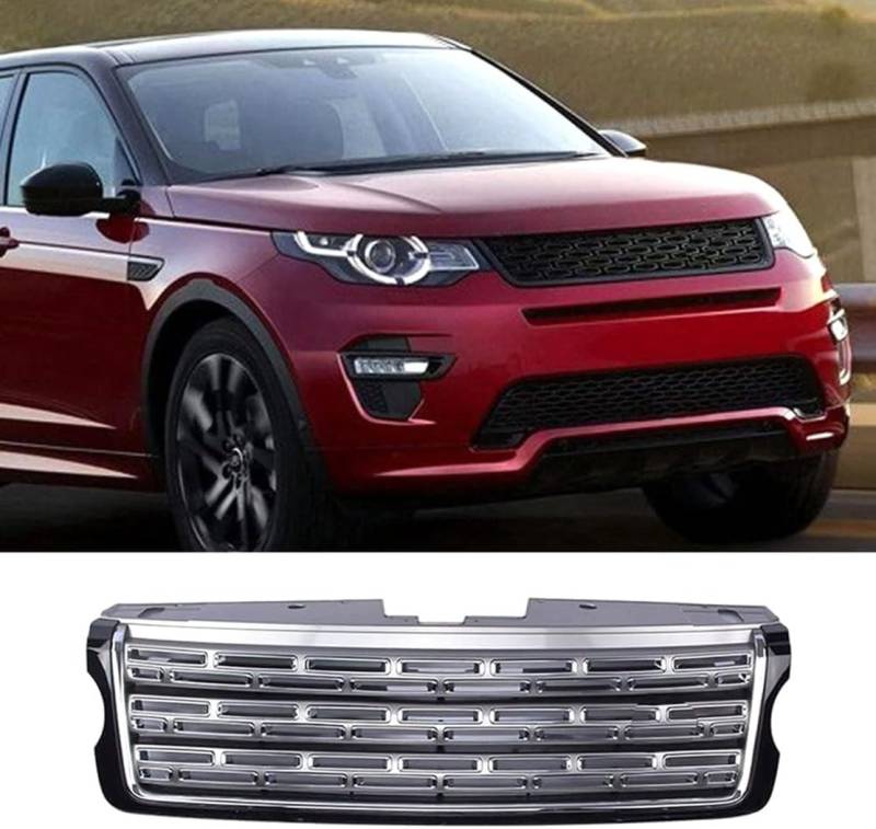 Auto-Frontgrill,kompatibel mit Range Rover Vogue 2013 2014 2015 2016 2017,Frontstoßstangengrill von ZJGZNB