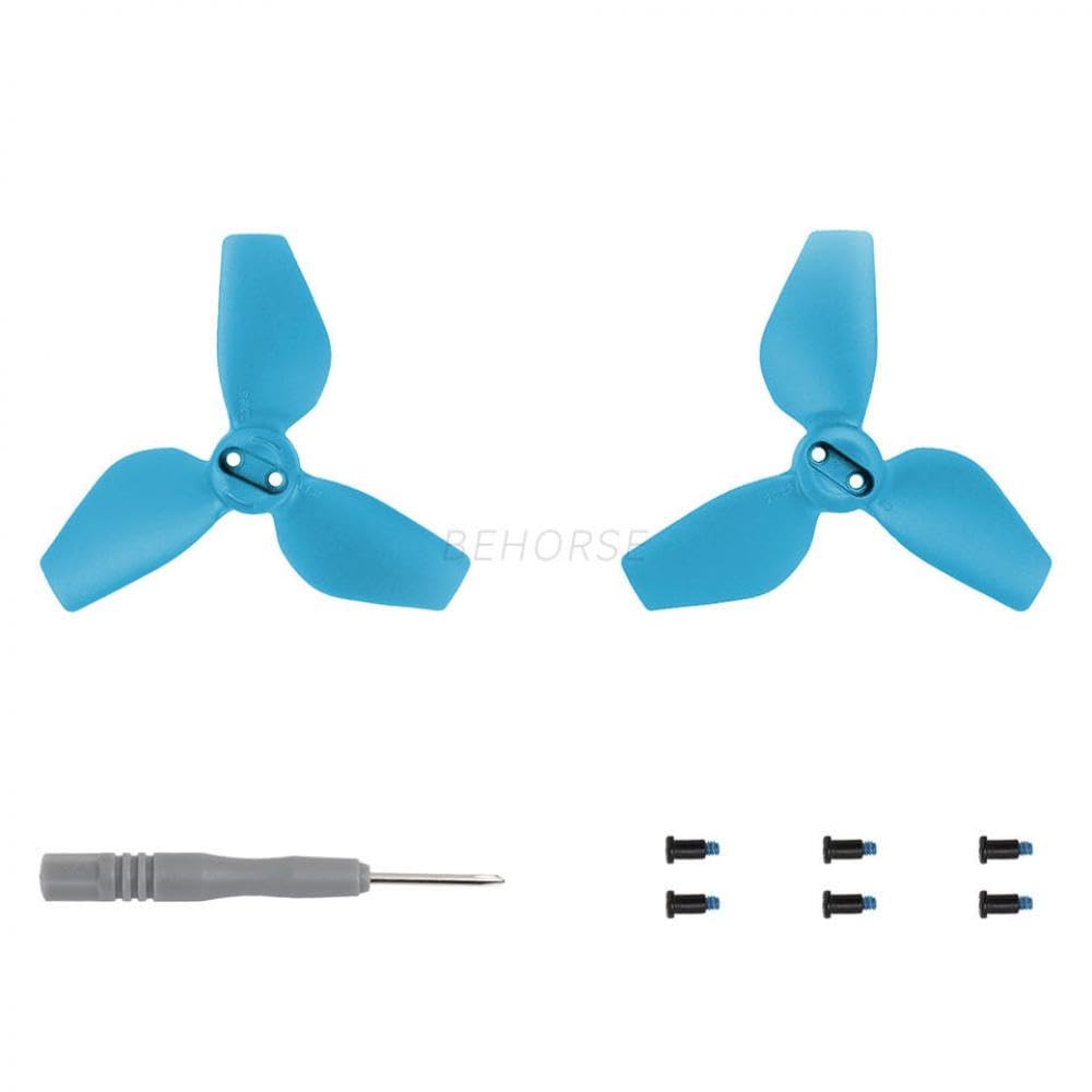 2016S Ersatzpropeller Kompatibel mit Neo Light Weight Wing Fan, kompatibles Zubehör, 1 oder 2 Paar(1 Pair Blue) von ZJNWTVUH