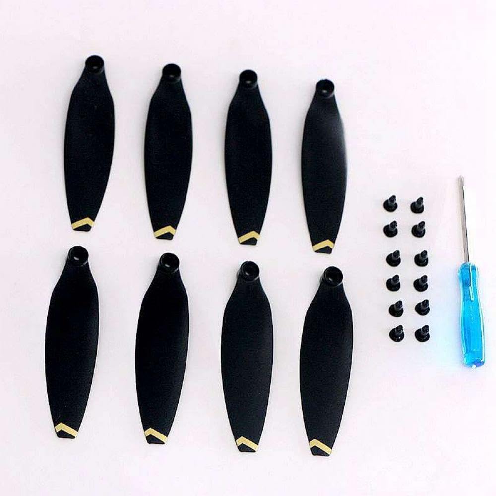 8 Teile Schnellfreisetzung CW CCW Propellers kompatibel mit X8 Drohnenprops Ersatzteile(1 Set gold) von ZJNWTVUH