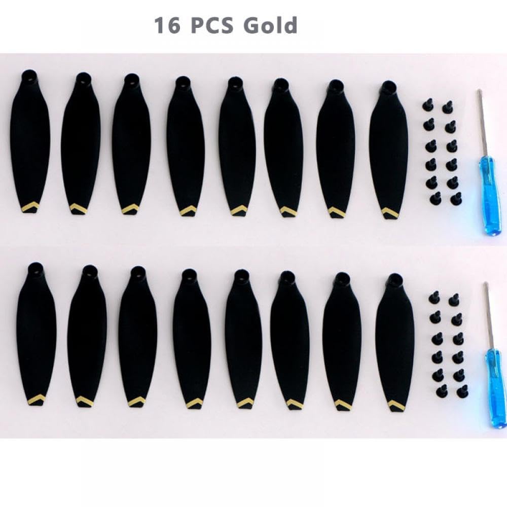 8 Teile Schnellfreisetzung CW CCW Propellers kompatibel mit X8 Drohnenprops Ersatzteile(2 Set gold) von ZJNWTVUH