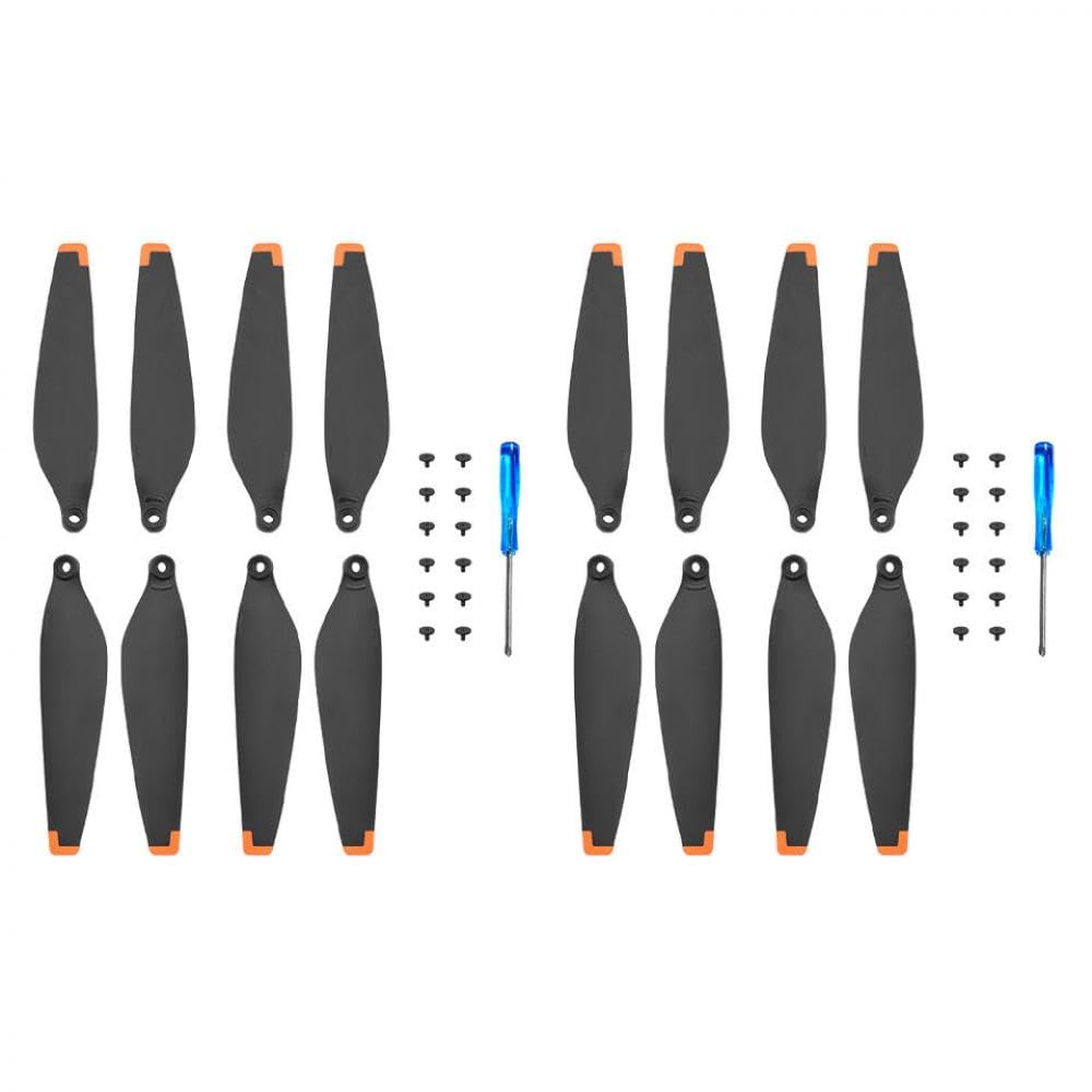 Austauschbares Propellerset Kompatibel mit 3 Pro-kompatible Drohnenflügel, Schnellspanner, geräuscharm, 1/2/4 Paar Zubehör(4 pairs) von ZJNWTVUH
