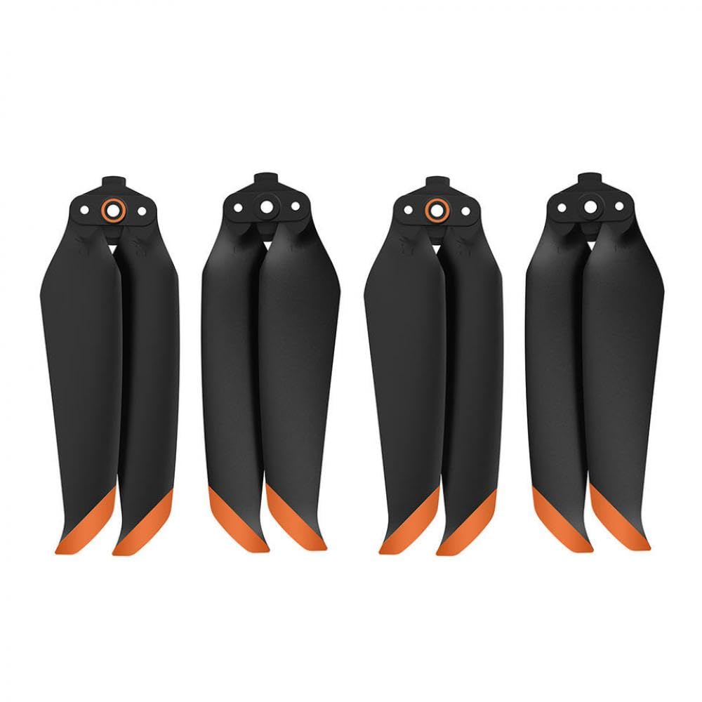 Geräuscharme Drohnenpropeller Kompatibel mit kompatible Air 2S, faltbares Propellerzubehör Kompatibel mit Air 2 und Air 2S, 1/2 Paar 7238F(2 pairs orange) von ZJNWTVUH