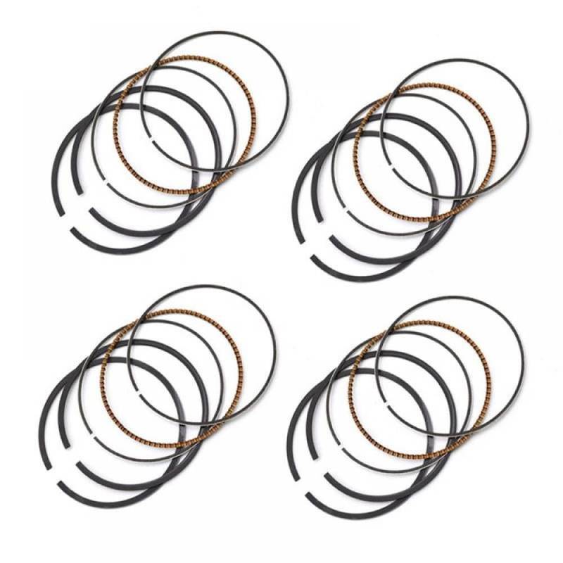 Kolbenringe Kompatibel mit Motorradmotoren, 64 mm, STD, kompatibel mit ZX600 ZX-6 1990–2005, ZZ-R600 ZZR600 1990–2006(4 set Rings) von ZJNWTVUH