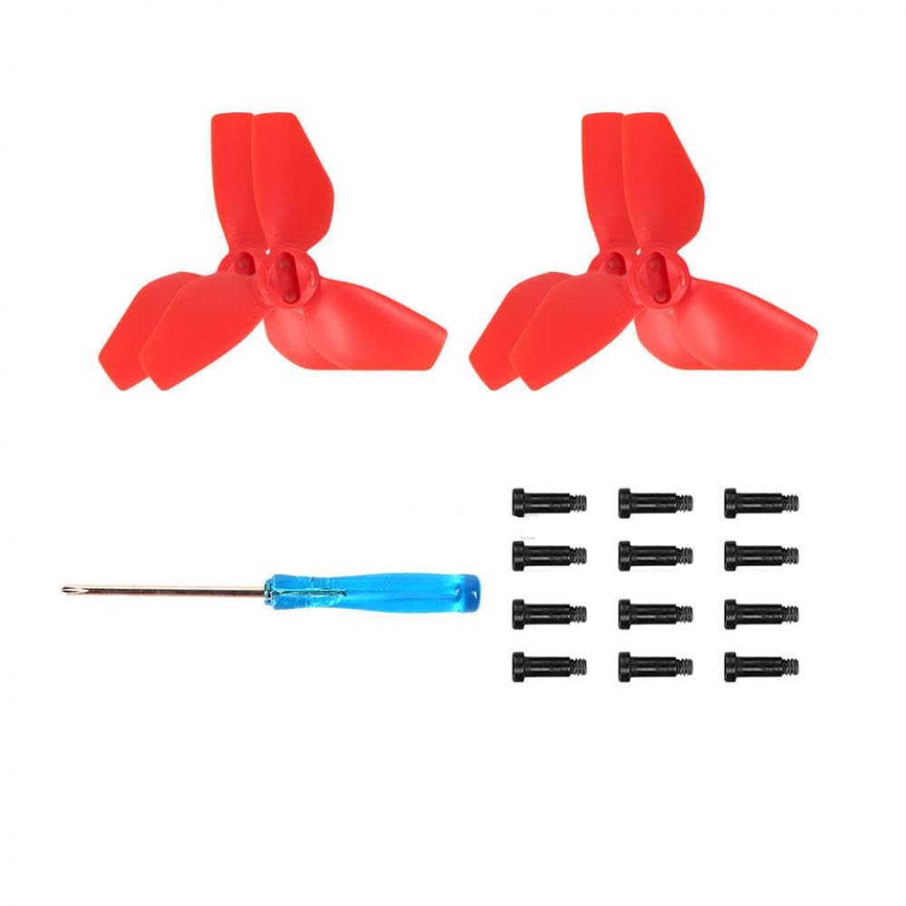 Leichte Ersatzpropeller Kompatibel mit NEO -kompatible Flügellüfterzubehör 1/2 Paare(2 Pair Red) von ZJNWTVUH