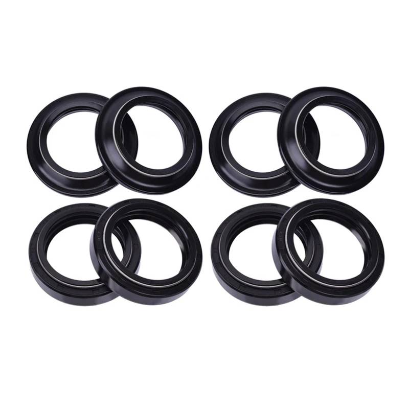 ZJPJMXNN 33X45X8/10,5 Motorrad Stoßdämpfer Vorne Gabel Dämpfer Öl Dichtung Staub Abdeckung for YZF R125 R15 XV250 125 BW TW 200(2sets Oil Dust Seal) von ZJPJMXNN