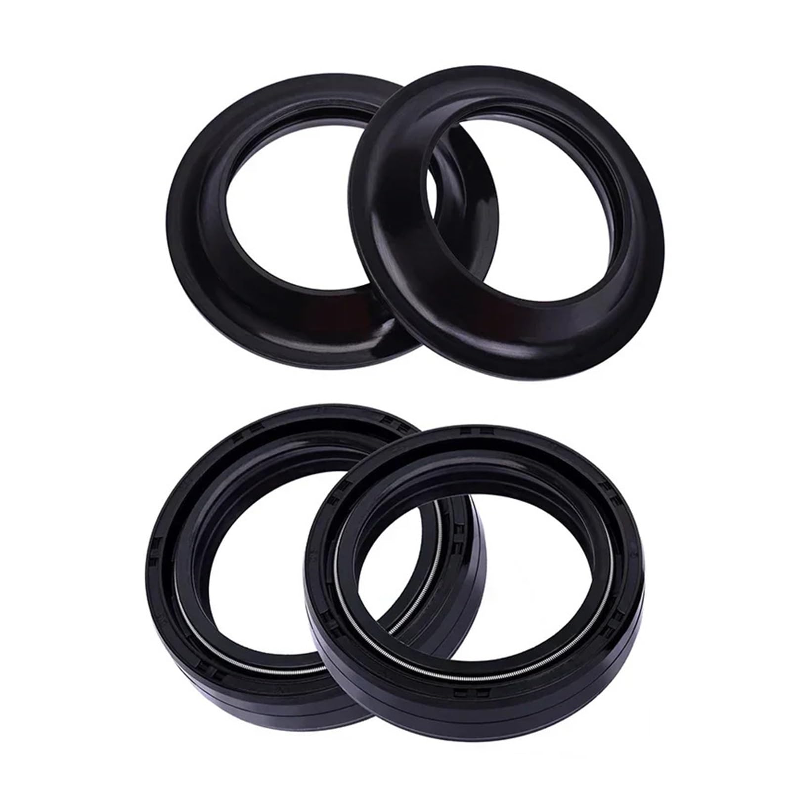 ZJPJMXNN 35 * 48 * 11 Motorrad Teile 35x48x11 Gabel Öl Dichtung 35 48 Staub Abdeckung for FXRT/S/D 1340 Sport Glide 1985-1987(2pcs Seal 2pcs Cover) von ZJPJMXNN