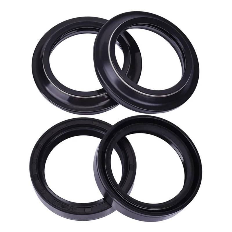 ZJPJMXNN 40 * 52 * 10 Motorrad Teile 40 * 52 * 10 Gabel Öl Dichtung 40 52 Staub Abdeckung for 350 Land E GS 350 Enduro Cross 500 GS Enduro 500 1983(2pcs Seal 2pcs Cover) von ZJPJMXNN